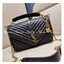 Yves Saint laurent crossbody boutique vip bag กระเป๋าสะพายไหล่ ดีไซน์ทรงสวยหรู พิเศษ แถมฟรี พวงกุญแจห้อยโลโก้ ดูแพงไปหมดจริงๆไอเท็มนี้ วัสดุหนังสังเคราะห์ลายคาร์เวีย เปิด-ปิดด้วยกระดุมแม่เหล็ก ภายในโล่งกว้าง แบ่งสัดส่วนไว้อย่างดี มาพร้อมหูจับในตัว และสายส