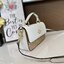 Coach Mini Josie Top Handle Crossbody In Blocked Signature Canvas (cc340) ใหม่ล่าสุด กระเป๋าสะพายหรือถือใบเล็กกระทัดรัด วัสดุหนังตัดขอบหนังแท้ ภายในช่องโล่งกว้างสามารถใส่โทรศัพท์ iPhonePro max ได้ มีช่องใส่บัตรเครดิต 2 ช่อง เปิดปิดด้วนกระดุมแป๊ก ซับในผ้า 