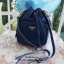 Prada bucket bag S Best seller! กระเป๋าทรงขนมจีบสุดฮิต ขนาดกำลังน่ารัก วัสดุ nylon silk คุณภาพดี สินค้า premium gift จากแบรนด์ Prada อะไหล่ทองทั้งใบ ด้านหน้าประดับ logo brand เปิดปิดแบบเชือกรูด drawstring ภายในกว้าง ใส่กระเป๋าสตางค์ยาวได้ มีช่องเล็ก และช่