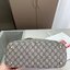 GUCCI GG Supreme Monogram Linea A Hobo Brown กระเป๋าทรงโฮโบวินเทจใบใหญ่ จุของได้เยอะ ลายโมโนแกรมคมชัด ตกแต่งกระเป๋าด้านหลังเพิ่มกิมมิกสวยน่าสนใจ เป็นอีกใบที่เรียบหรูดูแพง
