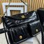 30cm LARGE CHANEL HOBO HANDBAG Shiny Leather & Gold-Tone Metal กระเป๋าทรงโฮโบใบใหญ่ งานหนังเต็มใบ เกรดออริ สลับแท้ 1:1 ใช้งานต่างประเทศได้