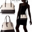 Kate Spade New York Cedar Street Maise CrossBody Bag กระเป๋าถือหรือสะพาย หนังลาย Saffiano สีทูโทนดำขาว สวยอยู่ทรงอด้านหน้าประดับ logo brand เปิดปิดด้วยซิป ภายในมีช่องซิป และช่องเล็ก ใส่กระเป๋าสตางค์ใบยาว ของใช้ ได้เยอะ มีหมุดรองฐานกันรอยสี่มุม มาพร้อมสายส