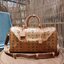 M.C.M TRAVELER WEEKENDER IN VISETOS จัดให้แล้วจ้า สายแคมป์ปิ้ง สายสปอร์ต สายลุย ใบนี้เอาอยู่แน่นอน!! กระเป๋าเดินทาง ใบใหญ่จุใจ ดีไซน์คลาสสิคสไตล์แบรนด์ มาพร้อม tag หนังห้อย พร้อมกุญแจสำหรับล็อคซิป วัสดุหนังแคนวาสคุณภาพดีเต็มใบ และมีหมุดรองก้นกระเป๋าและสาย