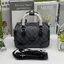 GUCCI Small duffle bag with Interlocking G เกรดออริจินอล กระเป๋าสะพาย กระเป๋าถือทรงหมอนสวยสีดำคลาสสิค วัสดุหนังแคนวาสอย่างดี ใบจริงสวยมาก! เปิด-ปิดกระเป๋าด้วยซิป หัวซิปตัว G อะไหล่สีทอง เลิศ!! ภายในโล่งกว้าง มาพร้อมสายสะพาย ปรับได้ ถอดออกได้ จะถือหรือสะพา