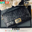 พรีเมี่ยมกิ๊ฟแท้ 100% 】หนังแท้ FENDI Baguette Shoulder Bag Brown fabric จุของได้เยอะมากก ลายซิกเนเจอร์ สวยงามน่าใช้ค่าา