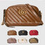 VIP 】หนังแท้ GUCCI GG Marmont small matelassé shoulder bag พร้อมส่งที่ไทย The small GG Marmont chain shoulder bag has a softly structured shape and a zip top closure with the Double G hardware. The chain shoulder strap has a leather shoulder detail. Made 