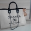 How Cute! 🎄🎄 รุ่นใหม่ล่าสุด!! ที่สาวๆรอคอย Chanel tote canvas bag จากงานพรีเมี่ยม VIP GIFT รุ่นดังเลยค้า Size ใหญ่อลัง บอกเลยว่า **งานดีที่สุด ตัวกระเป๋า กระเป๋าผ้าเป็นผ้า canvas เนื้อดีสมราคา สัมผัส นุ่มลื่นมือมากกกก อะไหล่เงินปั้มแบรนด์แ