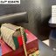 Gucci Ophidia mini bag on Chain shoulder strap กระเป๋าทรงสะพายใบเล็กดีไซน์ใหม่ น่ารักน่าใช้ สวยคลาสสิค โดดเด่นด้วยแถบสีเขียวแดงข้างและฐานกระเป๋า มาพร้อมสายโซ่พร้อมตะขอเกี่ยวเพื่อตัวเลือกในการเสริมสไตล์ที่หลากหลาย