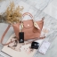 สีมาใหม่ค่า 🐼New arrival! KEEP ทรง longchamp รุ่น Duo Sister - สี signature brand เลยค่า Nude Pink น่าร้ากกกกกมากค่า ตัวกระเป๋าหนังแกะสังเคราะห์ ลายหนังสวยมากๆคะ นิ่ม สุดๆ รุ่นนี้ จะมี 2 ขนาด คือ mini และ basic ไซด์