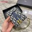 DIOR Phone Bag / DIOR Vertical Saddle Pouch Blue Dior Oblique Jacquard กระเป๋าใส่โทรศัพท์เอกลักษณ์ของความหรู สายสะพายโซ่อะไหล่ทองสวยงาม ด้านหน้าโดดเด่นด้วยซิกเนเจอร์แบรนด์ เป็นอีกหนึ่งรุ่นที่ดาราเชเลปใช้กันเยอะ แนะนำค่ะ