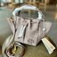 TORY BURCH MCGRAW DRAGONFLY MINI SATCHEL ((90474)) พร้อมส่งที่ไทย แนะนำต้องมีติดตัว สวยมากๆ! กระเป๋าหิ้วหรือสะพายข้างได้ หนังแกะนิ่มสวย อย่างดีเลยค่ะ ดีเทลด้านหน้าแบบหูรูด ปากกระเป๋าเปิดปิดแบบกระดุมแปลก ภายในโล่งกว้าง ใส่ของได้ครบครันหายห่วงค่ะ; มีช่องให้
