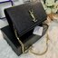 SAINT LAURENT Kate Medium leather shoulder bag VIP GIFT WITH PURCHASE (GWP) พรีเมี่ยมกิ้ฟ Limited Edition จาก YSL DUTY FREE COUNTER วัสดุหนังแกะสังเคราะห์ ลวดลายคล้ายหนังคาเวียร์ หนังสวย ใช้ทน อะไหล่ทองทั้งใบ ด้านหน้าประดับโลโก้แบรนด์ ขนาดกระทัดรัดกำลังดี