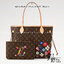 LV x TM Neverfull MM Monogram Flower กระเป๋าสะพายทรงโท้ท คอลเลกชันสุดพิเศษ สวยคลาสสิกมีชีวิตชีวาด้วยโมโนแกรมดอกไม้หลากสี ปรับดีไซน์ให้ดูสนุกสนาน รุ่นลิมิเต็ดผลิตตามเทศกาลมีจำกัด