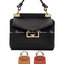 หนังแท้ Givenchy Mini Mystic Calfskin Leather Satchel / Givenchy Top Handle Bag กระเป๋ารุ่นใบใหม่จากแบรนด์หรู การออกแบบเชิงมุมโดดเด่นด้วยแผ่นปิดสามเหลี่ยมที่มีรายละเอียดพร้อมการปิดด้วยแม่เหล็ก double-G พกติดตัวไว้ที่หูหิ้วด้านบนหรือสวมสายสะพายทรงเรียวเพื่