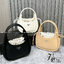 PRADA leather handbag กระเป๋าถือดีไซน์สวย ใช้งานง่าย มีกระเป๋าผ้าเชือกผูกเพิ่มกิมมิกได้อย่างลงตัวน่ารัก มาพร้อมสายสะพายยาวถอดได้ ปรับใช้ได้กับทุกลุคและแมทช์กับทุกสไตล์ แนะนำเลยจ้า