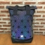 Adidas Originals BP Roll Top 3D Mesh 2017 Backpack Bag DH0100 กระเป๋าเป้สะพายหลัง สีใหม่ ดีไซน์แบบ 3 มิติ วัสดุ polyurethane ใช้ลูกเล่นของเหลี่ยม และมุมเชื่อมเข้าหากัน การออกแบบกระเป๋าเป็นเหมือนถุงทรงสูง ส่วนปากกระเป๋า เปิดปิดแบบตีนตุ๊กแกม้วนพับ และติดกระ