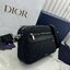 DIOR Maxi Safari Bag with Strap / The hallmark Safari bag / Black Blue Oblique Jacquard / DIOR Messenger Bag กระเป๋าสะพายทรงแมสเซ็นเจอร์เอกลักษณ์ของแบรนด์แห่งตำนานความหรู