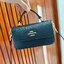 Coach Mini Josie Top Handle Crossbody In Blocked Signature Canvas (cc340) ใหม่ล่าสุด กระเป๋าสะพายหรือถือใบเล็กกระทัดรัด วัสดุหนังตัดขอบหนังแท้ ภายในช่องโล่งกว้างสามารถใส่โทรศัพท์ iPhonePro max ได้ มีช่องใส่บัตรเครดิต 2 ช่อง เปิดปิดด้วนกระดุมแป๊ก ซับในผ้า 