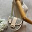 COACH ALIE SADDLE BAG IN SIGNATURE JACQUARD (C4694//C3464) New item!! กระเป๋าสะพายทรง saddle ดีไซน์วินเทจย้อนยุค แฝงความหรูในตัวด้วยอะไหล่สีทองเหลือง โดดเด่นไม่ซ้ำใครแน่นอน วัสดุผ้า jacquard สลับหนังแท้ ภายในเป็นช่องโล่ง มาพร้อมสายสะพายครอสบอดี้ ที่สามารถ