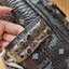 M.C.M STARK STUDS MINI BACKPACK IN VISETOS อีกหนึ่งรุ่น Best seller ที่ต้องมี!! กระเป๋าเป้ ไซส์ mini ขนาดเหมาะกำลังดีกับสาวๆ ที่ไม่ชอบแบกของหนักมาก ตกแต่งหมุดอะไหล่ทองด้านข้าง สวยหรู วัสดุหนังแคนวาสคุณภาพดี เปิด-ปิดด้วยซิป ภายในเป็นหนังแท้ จุของได้พอสมควร