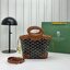 ORI หนังแท้ | Goyard Beluga Mini Bag กระเป๋าสะพายทรงบัคเก็ต พร้อมหูจับในตัว สะดวกใช้งาน ด้านในเป็นผ้าดีไซน์ผูก เพิ่มความน่ารักน่าใช้ สวยมากค่ะ